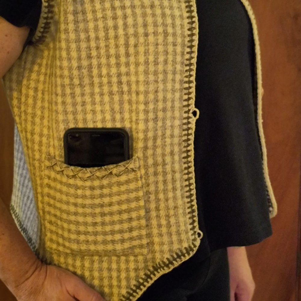 Hand Crafted Wool Vest - Picture 6 of 9